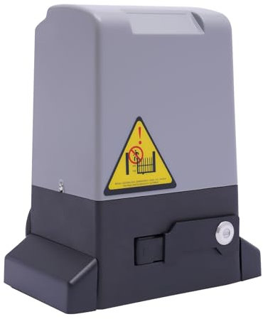 BRRIDE 750w Schiebetorantrieb automatischer Toröffner für Hoftor, max. 1600KG Automatischer Schiebetorantrieb, Torantrieb Toröffner mit 2 Fernbedienung und Motoren