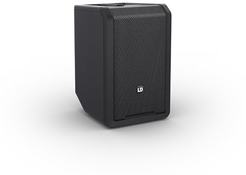 LD Systems ANNY 8 Tragbarer Bluetooth PA-Lautsprecher mit Akku und Mixer, Stage Black
