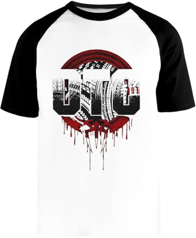 Roman Reigns OTC The Maglietta da Baseball Bianca Unisex Manica Corta Nera