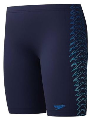 Speedo Bañador para niños Plastisol Placement Jammer, color azul, azul, 11-12 Años