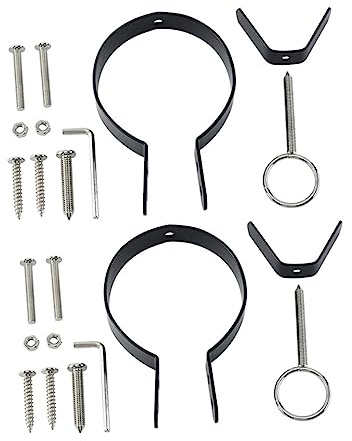 Alipis Black Iron Ham Rack Accessories with Easy to Clean Design and Sturdy Construction 2 Sets for Holding Spanish and Italian Ham on Kitchen Counters or Dining Tables