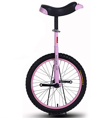 SFQEVHRZ Monocycle, Monocycle for Enfants avec Roue de 16 Pouces, Jante en Alliage, Pneu Extra épais et Support Rangement Robuste(Purple)