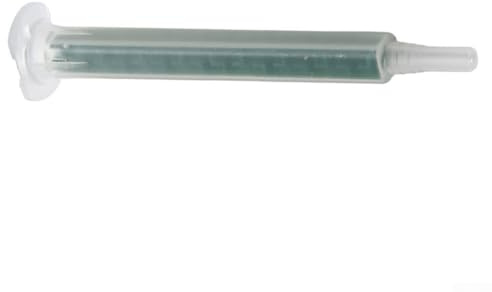 Shophubio Ugello di miscelazione statico a 16 sezioni per resina AB ed epossidica, punta miscelatore in plastica verde F6-16, lunghezza 83 mm, compatibile con cartucce da 50 ml