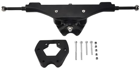 Hipzeepo CamióN de Patineta EléCtrica de 17 Pulgadas Junta de Aluminio Camiones de Motor Puente de Patineta EléCtrica Almohadilla Elevadora Puente de Longboard