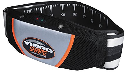 Vinteky® Ceinture vibrante pour massage auto Modèle 5 niveaux Ceinture pour affûtage réducteur de poids et moulure pour la ceinture réglable pour hommes et femmes Recommandé Amincissant et massage