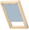 VELUX Original Dachfenster Verdunkelungsrollo für P06 / 406, Himmelblau, mit Grauer Führungsschiene
