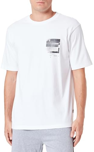 BOSS Herren TeReboot, White100, XL EU