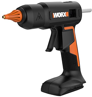 Worx Pistola de pegamento caliente de tamaño completo Power Share de 20 V WX045L.9- (solo herramienta)