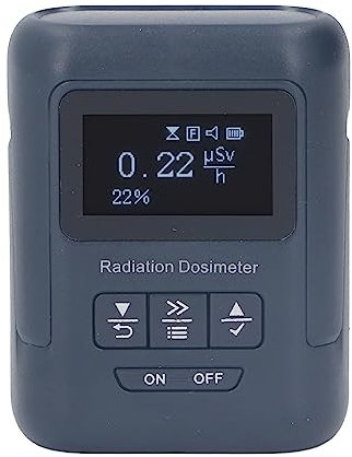Dosimeter Geiger Counter, Alpha Beta Gamma X Ray Tester, Automatic Alarms for Manual Thresholds Pressure Resistant Fall Resistant