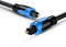 BlueRigger Digital Optical Audio Toslink Cable (9M, Fiber Optic Cord, In-wall CL3 Rated, 24K Gold-Plated) - Compatible with Home Theatre, Sound Bar, TV, Xbox, PlayStation PS5/PS4