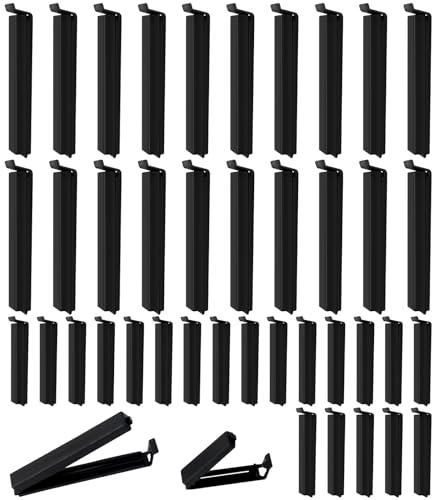 Redamancy 40 PCS Pince Sachet Alimentaire, Longueur 6/11cm Clip Fermeture Sachet en Plastique, Pince Alimentaire, pour Sachets Bonbons Biscuits Snack