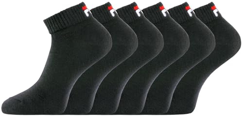 FILA Homme Fi/1/Qtx6/F9300 Chaussettes, F9300 Noir, 43-46 EU