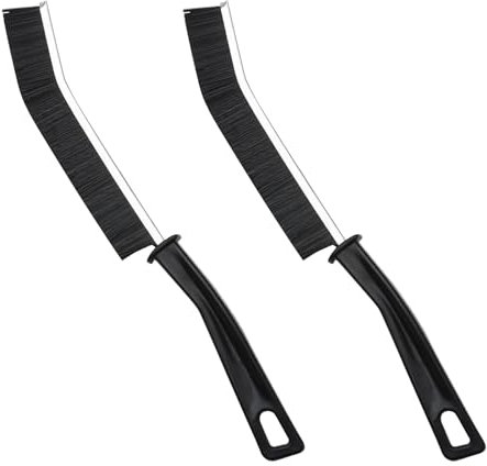 Journeyside 2 Piezas Cepillo para Limpieza de Grietas - Cepillo Grietas Cerdas Duras Cepillo de Limpieza de Huecos Cepillo de Limpieza Multifuncional para Cocina Baño Alféizar de Ventana