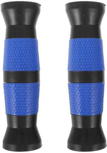 TOYZFRIENDY Coperture per Manubri Antiscivolo in PVC 2 Pezzi Impugnature Compatte Resistenti all’Usura per Bilanciere Protezioni Ergonomiche per Sollevamento Pesi e Allenamento Forza