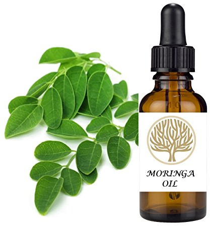 100 % naturlig moringa ansikts- och kroppsolja innehåller höga nivåer av oljesyra samt vitamin A och C (30 ml)