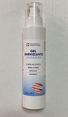 Erboristeria Magentina - Gel Igienizzante Lavamani a base alcolica 250ml con Aloe, Tea Tree e Timo