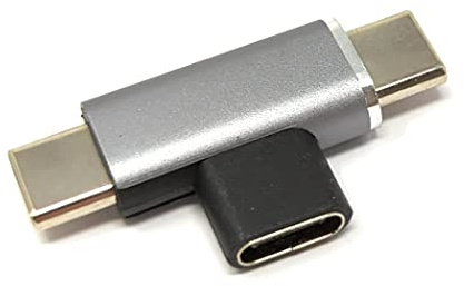 System-S USB-C Y-Ladeadapter – 1× Buchse → 2× Stecker (gewinkelt)
