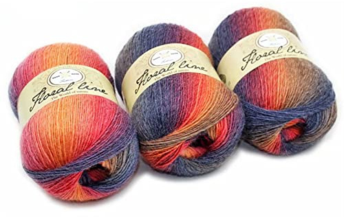 LICHENGTAI ullgarn 100 g, handstickning, garn, virkgarn, premiumull för stickning handstickning, garn, regnbågsgarn för tröja, halsduk, leggings, handskar, strumpor
