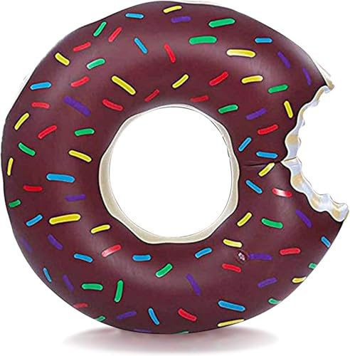 Donut Piscina O Flotador Donut. Diseño Hinchable Y Resistente Ofrece Diversión para Adultos En La Playa O La Piscina Disfruta del Verano con Este Flotador Rosco Grande.