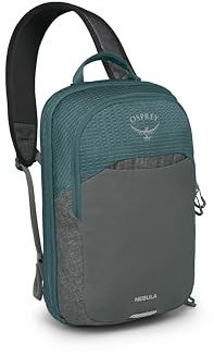 Osprey Nebula Shoulder Sling Bag, Cascade Blue/Coal Grey Heather