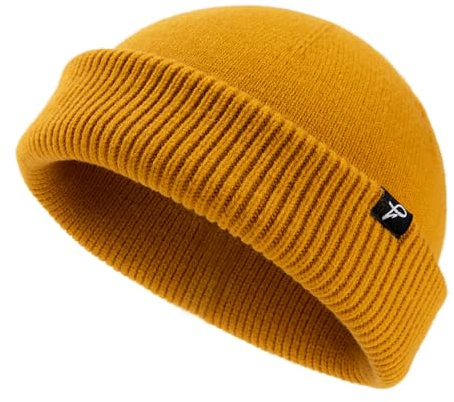 Comhats XL/XXL Fisherman Beanie Trawler-beanie, män, kvinnor, vintermuett, stickmössa