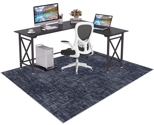 Antideslizante Alfombras para Silla de Gaming Oficina 200 x 280 cm Alfombra Escritorio Suelo Alfombras Sillas Ruedas Protectora para Suelos Duros Protectors Suelo Silla Ruedas Silla de Ordenador