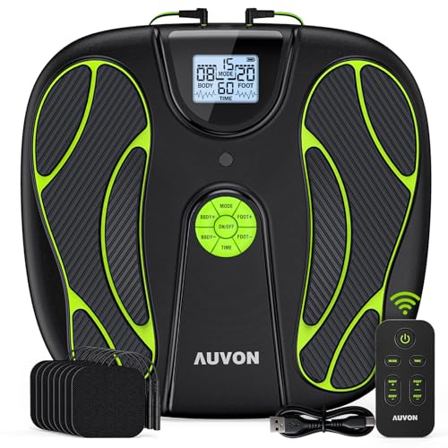 AUVON Medical Foot Massager Circulation Booster for Aching Legs & Foot Pain