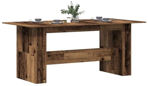 Genérico Mesa de Comedor de aglomerado Madera Envejecida 180x90x76 cm,Mobiliario,Mesas,Mesas de Cocina y de Comedor,855844