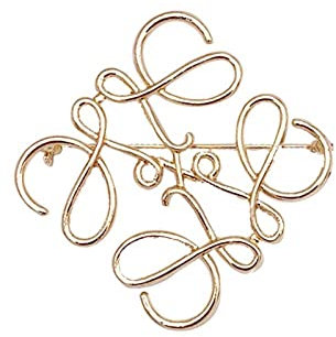 Broschen & Anstecknadeln Für Damen Quadratische Hohle Symmetrische Brosche, Anstecknadel, Western-Accessoire, Damenkorsage-T