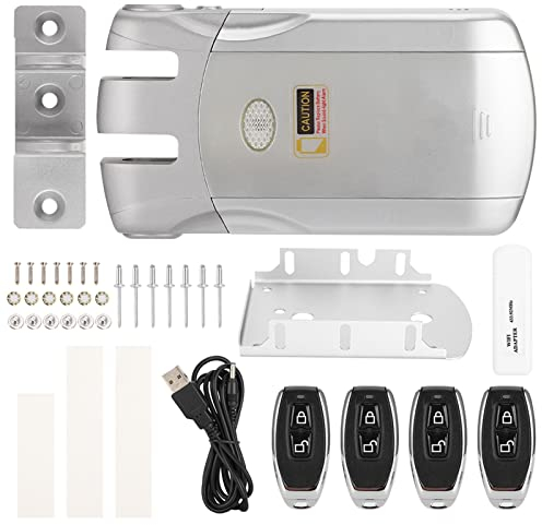 Cerradura Inteligente 010, Cerradura WiFi de Seguridad para Puertas, Control Remoto Inalámbrico con App Tuya, Sin Perilla Táctil, Diseño Invisible, para Hogares y Oficinas Modernas