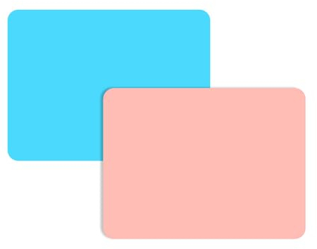 MisFun 2 Stück Silikonmatte, Malunterlage für Kinder, Bastelunterlage 40x30 cm, Knetunterlage, Antihafte rutschfeste Tischmatte, für Resin Gießharz, Tischset, Platzset, Tischmatte