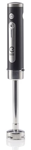 EUREL BASICLine MP46 Stabmixer Set – Kabelloser Pürierstab mit 150W DC-Motor, 5 Geschwindigkeiten, Edelstahlklingen, Schneebesen & 600ml Messbecher, Tragbarer Hand Blender