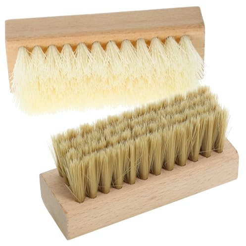 Vaguelly 2pezzi Spazzola Per Mano Setole Dure Spazzola Per Esterni e Bucato Strumento Per Pulizia e Sicuro Per Vestiti e Scarpe