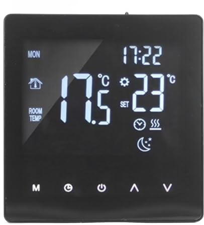 Jeffergarden Thermostat Numérique avec écran Tactile LCD, Contrôleur de Chauffage Programmable AC 90-240V pour Système de Chauffage au Sol Domestique (K2MRH3A WIFI)