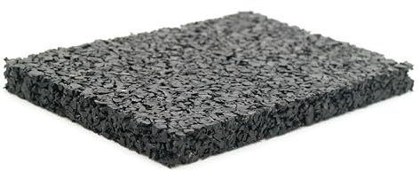Design61 24 unidades de almohadillas protectoras para terrazas de EPDM reciclado granulado para baldosas de terraza, tablones, balcones, antideslizantes, resistentes a la intemperie, 90 x 60 x 8 mm