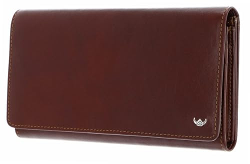 Golden Head Leder Geldbörse Colorado RFID Protect Damenbörse 2802 Tabacco braun
