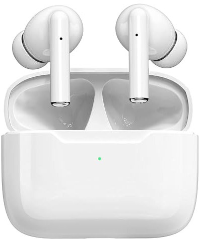 Cuffie Bluetooth 5.3 HiFi Stereo Wireless Cancellazione Rumore Mic, 40 Ore Riproduzione In-Ear Sport Cuffiette Touch Control IP7 Impermeabili