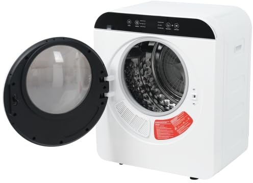 Intelligent torktumlare med dubbel sterilisering och väggmontering 4,5 kg kapacitet 6 program dubbel rotationsriktning 180 minuters timer barnsäkerhet innovativ frånluftstorkare med smart drift