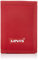 Levi's Herren Batwing Trifold Wallet, Regular Red