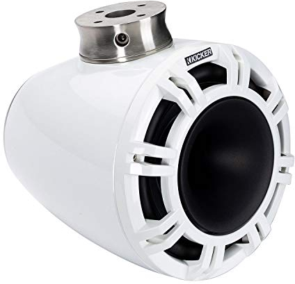 KICKER KMFC 9-Inch Tower System Speakers - White