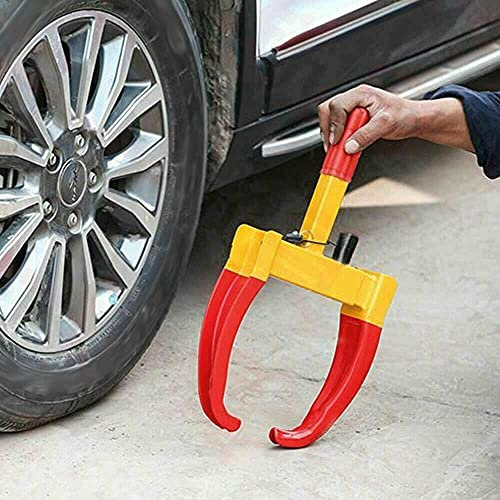 Heavy Duty Wheel Clamp Caravan Trailer Car Motorhome Security Lock with 2 Keys