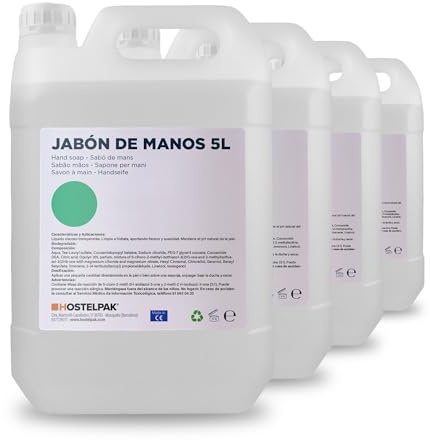 Jabón de manos Colección EcoStay 5 L (Caja 4 garrafs)