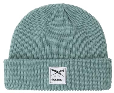 IRIEDAILY Kreuzkoelln Beanie, Beryl Grey, One Size