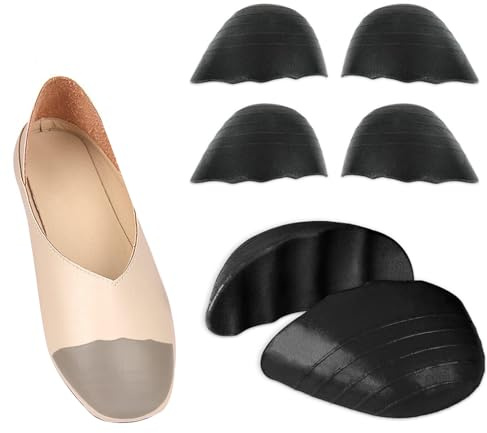 Lot de 3 paires de grands semelles intérieures pour chaussures trop grandes, noirs, semelles souples pour homme et femme