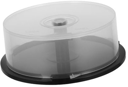 TOPBATHY Cd Dvd Storage Bucket Discs Capacity Compact Discs Storage Unit Plastic Container for Home Office