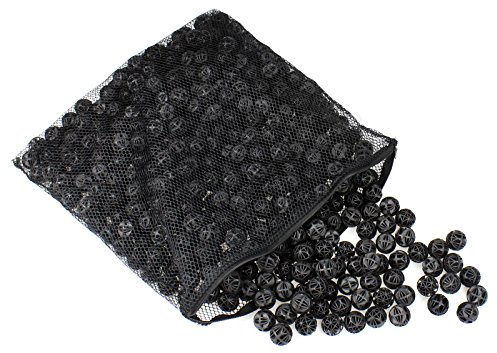 AQUANEAT Aquarium 1 Bio Balls 500pcs Fish Tank Sump Filter Koi Pond Canister Filter Media with Free Media Bag
