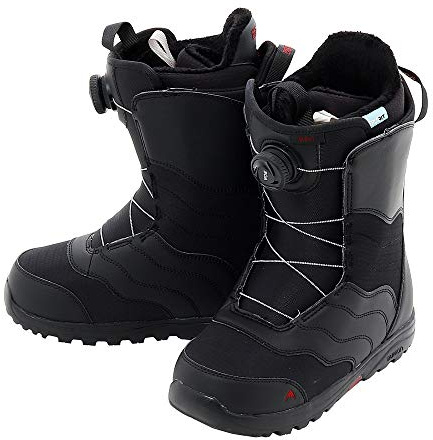 Burton - Mint Boa bred svart dam snowboardstövlar - dam - storlek 34 - svart