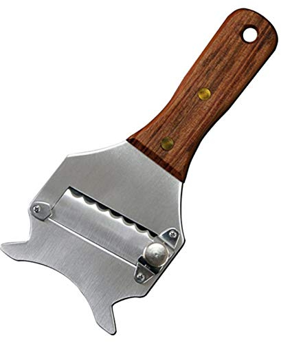 HAIMEN Affetta Tartufi Professionale, Affetta Burro Multifunzione Cioccolato Tartufi Grattugia Formaggio Manico in Legno