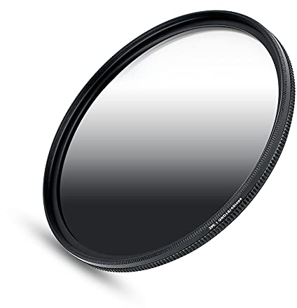 JJC 72 mm Verlaufsfilter ND-Filter Gradual Neutral Density Filter für Canon Sony Nikon Fuji Olympus Kamera Objektiv Landschaftsfotografie - ausgewogenes Lichtverhältnis