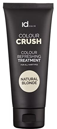 IdHAIR Colour Crush Natural Blond - Haartönung Blond Treatment Kur - Tönung Blond Creme - Blonde Haarfarbe for all Hairtypes - 100 ml (1er Pack)